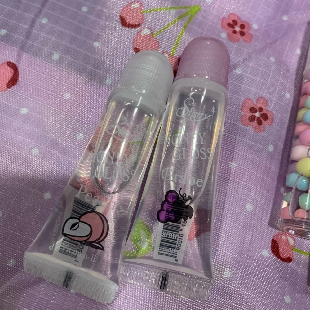 Set of 8 Clear Lip Glosses